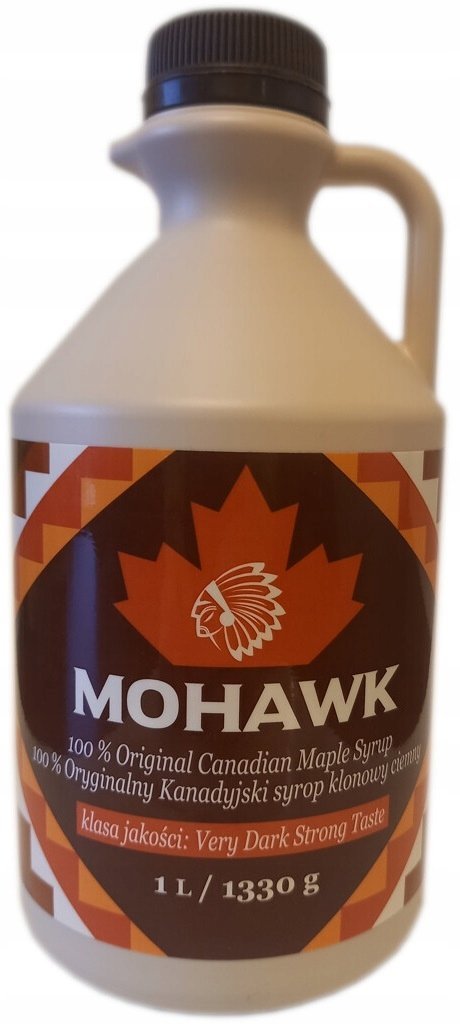 Syrop klonowy ciemny 1000ml/1330g Mohawk 1L/1,33kg Very Dark Strong Taste