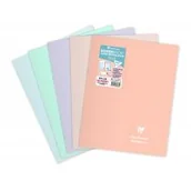 Zeszyty szkolne - Zeszyt 24x32cm 48K kratka Koverbook BLUSH PP 1 sztuka mix kolorów - Clairefontaine - miniaturka - grafika 1