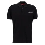 Odzież taktyczna i umundurowanie - Koszulka Alpha Industries Basic Polo SL 106600 03 - Czarna RATY 0% | PayPo | GRATIS WYSYŁKA | ZWROT DO 100 DNI - miniaturka - grafika 1