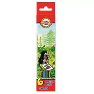 Przybory szkolne - Kredki La Paloma Krecik 6 kolorów - miniaturka - grafika 1