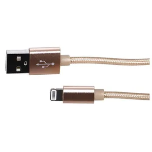 Extralink Extralink Kabel Extralink EX.9502 (Lightning - USB 2.0 ; 1m; kolor złoty) 2_232887 - Kable komputerowe i do monitorów - miniaturka - grafika 1
