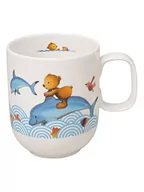 Sztućce dla dzieci - Villeroy & Boch Kubek "Happy Bear" w kolorze białym dla dzieci - 0,34 l - miniaturka - grafika 1