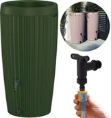 Zbiorniki na deszczówkę - Zbiornik na deszczówkę Mika 240l Beczka na wodę + Kranik 3/4 - miniaturka - grafika 1