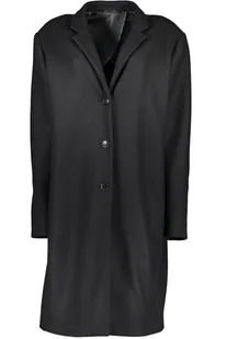 CZARNY PŁASZCZ GANT DAMSKI - Kurtki damskie - miniaturka - grafika 1