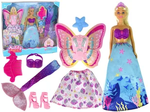 Lalka Anlily Syrenka Wróżka Księżniczka Morski Świat - Figurki dla dzieci - miniaturka - grafika 6