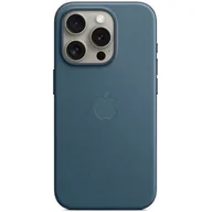 Etui i futerały do telefonów - Apple Etui z tkaniny FineWoven z MagSafe \do iPhone 15 Pro Głębia oceanu (Pacific Blue) MT4Q3ZM/A - miniaturka - grafika 1