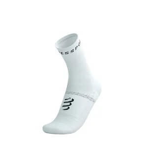 COMPRESSPORT Skarpetki do biegania PRO MARATHON SOCKS V2.0 white/black - Skarpetki sportowe męskie - miniaturka - grafika 9