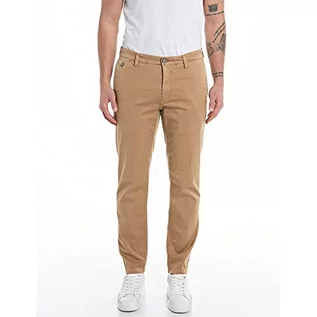 Spodnie męskie - Replay Benni X-lite Plus spodnie męskie, 325 Havana, 29W / 32L - grafika 1