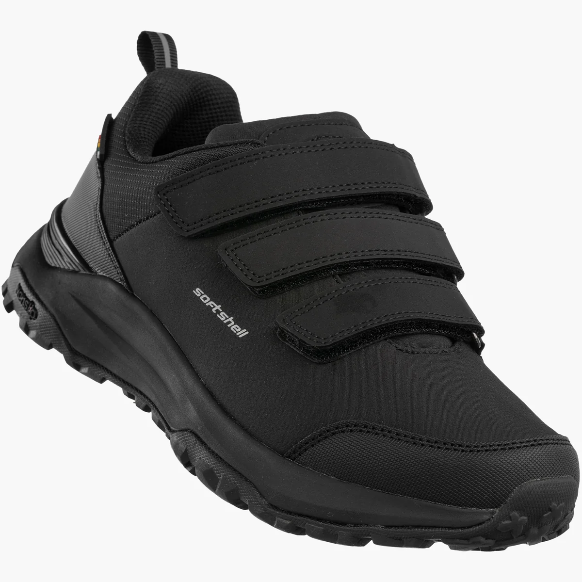 Buty Trekkingowe Męskie Sportowe Softshell Na Rzepy Czarne AMERICAN CLUB 49