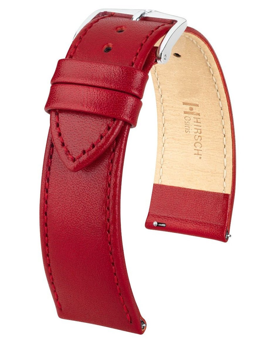 Skórzany wodoodporny pasek do zegarka 14 mm HIRSCH Osiris M 03475120-1-14