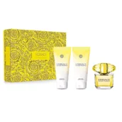 Zestawy perfum damskich - Versace Zestaw Woda toaletowa Yellow Diamond + Balsam do ciała + Żel pod prysznic 3 x 50 ml - miniaturka - grafika 1