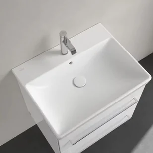 Villeroy & Boch Avento Umywalka meblowa 60x47 cm biały połysk z powłoką CeramicPlus 415860RW - Umywalki - miniaturka - grafika 1