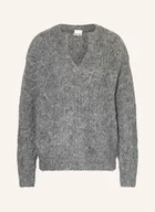 Swetry damskie - Ichi Sweter Ihbelablue grau - ICHI - miniaturka - grafika 1