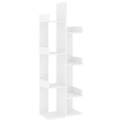 Regały - vidaXL Regał na książki, biały, 48x25,5x140 cm, płyta wiórowa - miniaturka - grafika 1