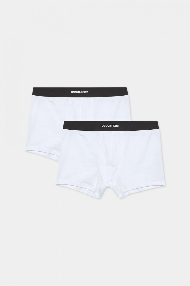 intimo parigamba uomo dsquared2 dcx210070 - twin 2pack trunk 100 white