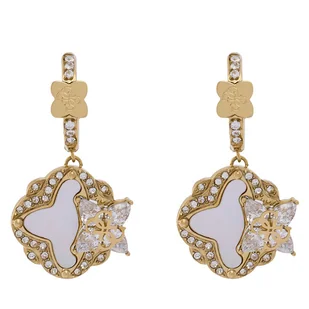 Kolczyki Guess JUBE05 583JW Złoty - Kolczyki - miniaturka - grafika 1