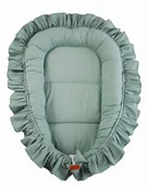 Kokony niemowlęce - Duży kokon niemowlęcy z falbanką SZAŁWIA - miniaturka - grafika 1