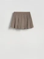 Spodenki damskie - Reserved - Spódnico-szorty w kratę - wielobarwny - miniaturka - grafika 1