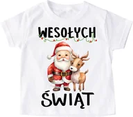 Koszulki dla dziewczynek - Koszulka na mikołajki dla dziecka mug25 - miniaturka - grafika 1