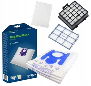 4x WORKI + FILTR HEPA SILNIKA DO BOSCH GL30 - Worki do odkurzaczy - miniaturka - grafika 1