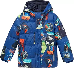 Desigual Chłopięca kurtka Chaq_Atlantico, niebieski, 7-8 - Kurtki i płaszcze dla chłopców - miniaturka - grafika 1