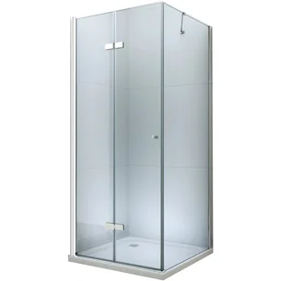 Mexen Lima kabina prysznicowa składana 90x90 cm, transparent, chrom - 856-090-090-01-00 - Kabiny prysznicowe - miniaturka - grafika 1