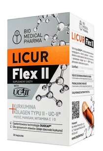 Bio Medical Pharma Licur Flex II 30 kapsułek 3727561 - Stawy, mięśnie, kości - miniaturka - grafika 2
