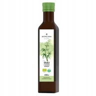 Zdrowa żywność - Olej Konopny BIO 250ml Tłoczony na Zimno Omega 3-6 MONCANA - miniaturka - grafika 1