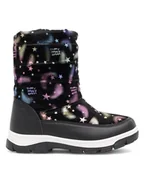 Buty dla dziewczynek - Nelli Blu Śniegowce CM230220-10 Czarny - miniaturka - grafika 1