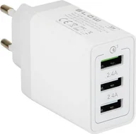 Ładowarki do telefonów - Blow Ładowarka sieciowa z gniazdem USBx3 QC 3.0 30W - miniaturka - grafika 1