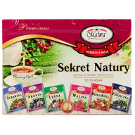 Herbata - Malwa ZESTAW HERBAT OWOCOWYCH SEKRET NATURY 60G - miniaturka - grafika 1