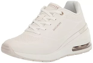 Skechers Damskie tenisówki Million Air, białe, 5 UK - Trampki damskie - miniaturka - grafika 1