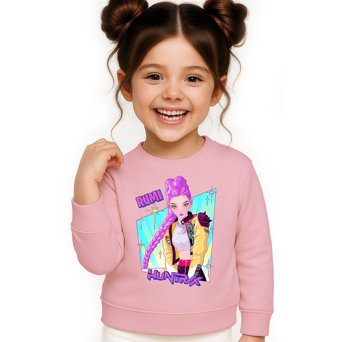 BLUZA DZIECIĘCA HUNTRIX RUMI KPOP 146-152 BAWEŁNIANA JAKOŚĆ