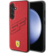 Etui i futerały do telefonów - Etui Ferrari Big SF Perforated na Samsung Galaxy S24 - czerwone - miniaturka - grafika 1