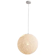 Lampy sufitowe - KKS Biała lampa wisząca CORDA MP1230-80 kulisty zwis dekoracyjny - miniaturka - grafika 1