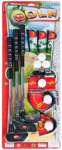 Mega Creative Zestaw Mini Golf z 3 kijami - Zabawki i gry sportowe - miniaturka - grafika 1