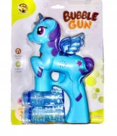 Bańki mydlane - BAŃKI JEDNOROŻEC 2 PŁYNY PISTOLET MASZYNKA KONIK - miniaturka - grafika 1