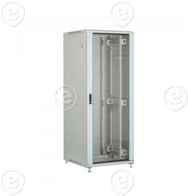 EFB 48,3cm 19Zoll Netzwerkschrank PEL 42HE 800x800 RAL7035 Front Glas 1-tlg R�ck Stahl 1-tlg 1 x SH PEL-4288GR.G1SV