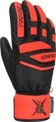 Rękawice narciarskie - Reusch Rękawice Reusch Worldcup Warrior Prime R-TEX XT Junior Black Fluo Red 2023 - miniaturka - grafika 1