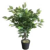 Sztuczne drzewka - Leaf AZ-Ficus realistyczne sztuczne drzewo ficus, 60 cm, mini krzew, 60 cm, 60 cm - miniaturka - grafika 1