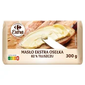 Masło i margaryna - Carrefour Extra Masło extra osełka 300 g - miniaturka - grafika 1