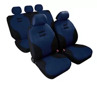 Pokrowce na fotele - Lampa Komplet pokrowców na siedzenia KINOX SEAT COVERS czarno-granatowy 54904 - miniaturka - grafika 1