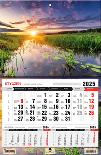 Kalendarz 2025, jednodzielny, Mazury - Kalendarze - miniaturka - grafika 1