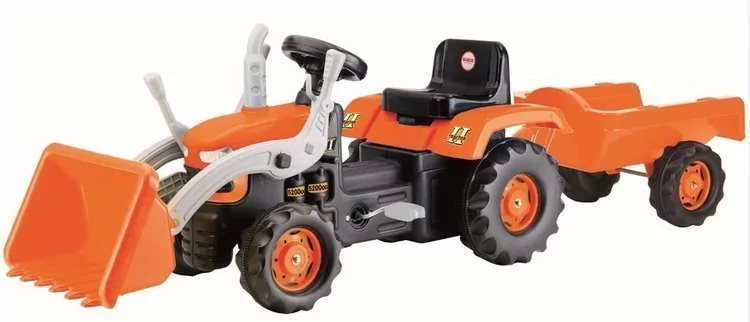 Wader Traktor-koparka na pedały dla dzieci DL8052