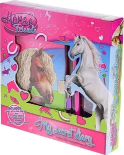 Hipo Pamiętnik Konie 12x17cm w zestawie 590182 20454 - Zabawki kreatywne - miniaturka - grafika 1