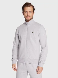 Lacoste Bluza SH9622 Szary Regular Fit - Bluzy męskie - miniaturka - grafika 1