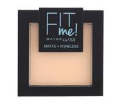 Pudry do twarzy - Maybelline Fit Me Matte Poreless Pressed Powder puder matujący do twarzy w kompakcie 104 Soft Ivory 9g 3600531384128 [12321365] - miniaturka - grafika 1