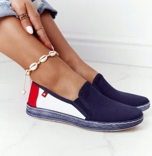 Espadryle damskie Big Star granatowe HH276008 39 - Espadryle damskie - miniaturka - grafika 1
