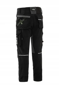 SPODNIE ROBOCZE STALCO PERFECT STRETCH LINE CZARNE roz. M - Odzież robocza - miniaturka - grafika 1