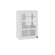 Meble kuchenne - London Witryna Wisząca Gv-50 Szpros Biały Mat - miniaturka - grafika 1